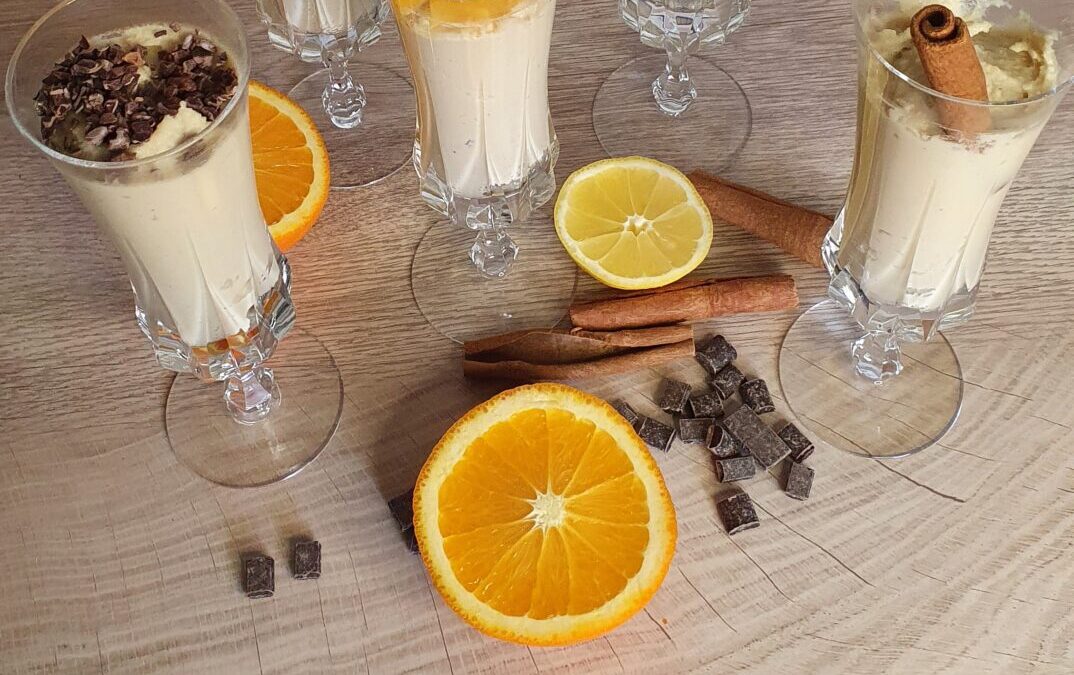 Gesundes Dessert, schnelle Zubereitung, lecker