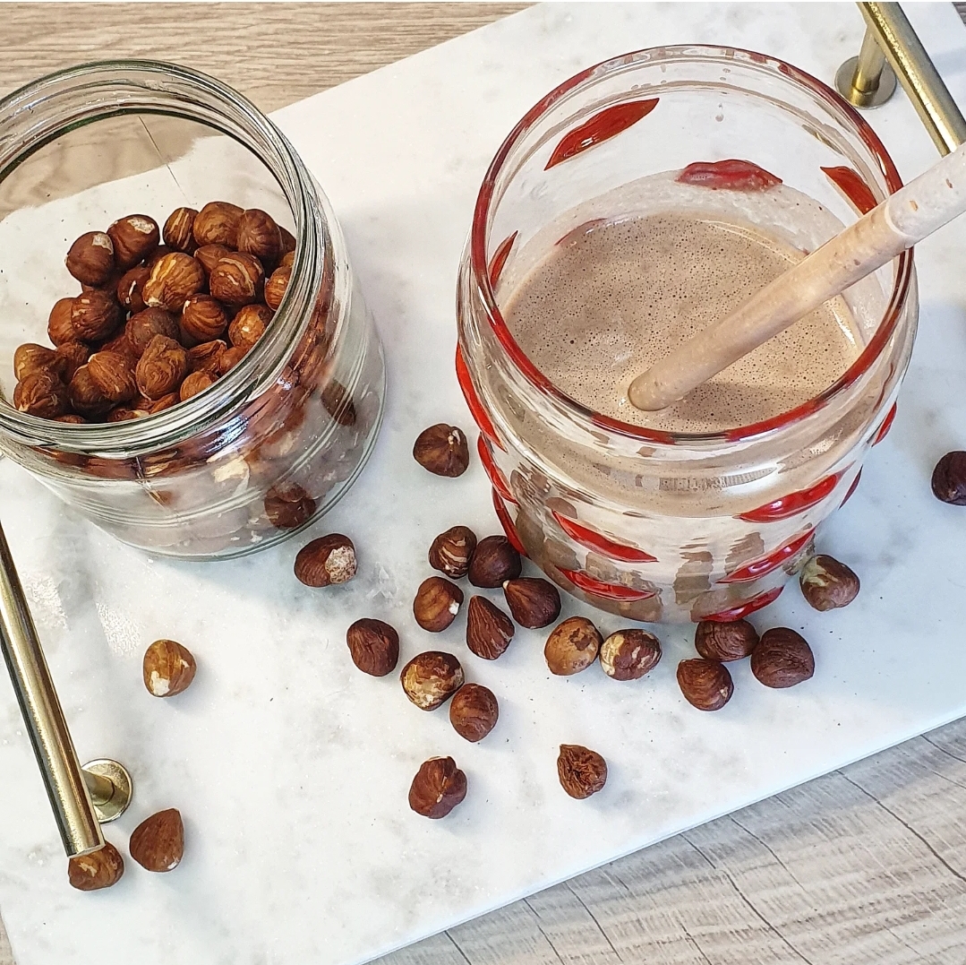 Haselnuss - Schoko - Smoothie, vegan und proteinreich