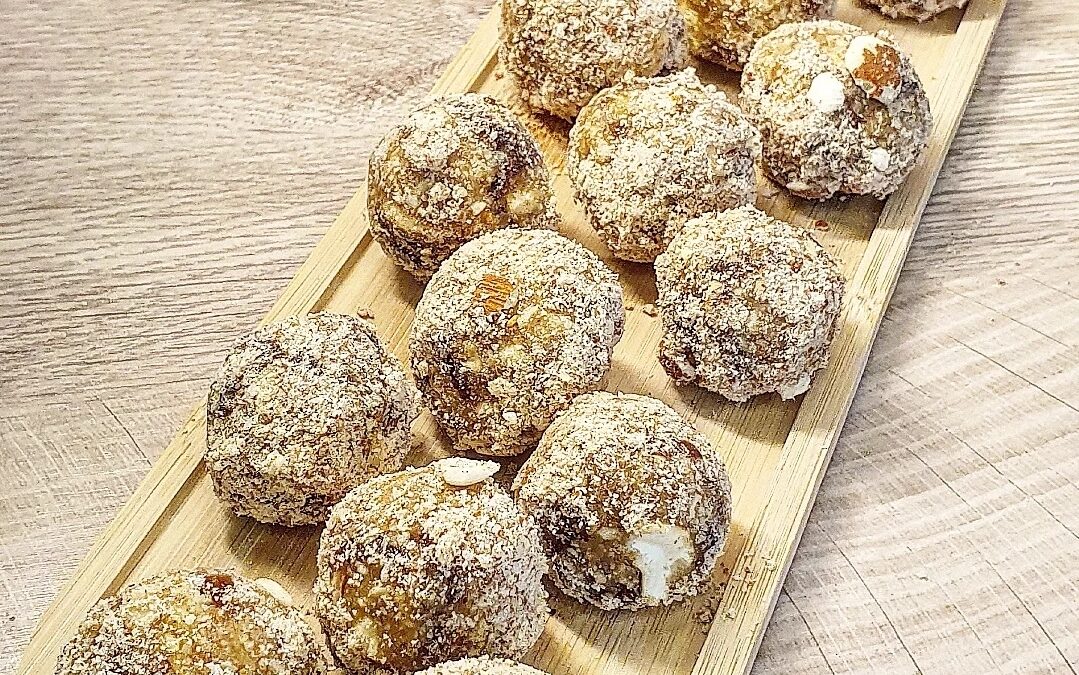 Cashew-Zitronen Energy Balls vegan und ohne raffinierten Zucker