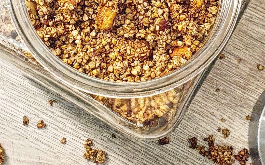 BUCHWEIZEN-GRANOLA vegan und ohne raffinierten Zucker