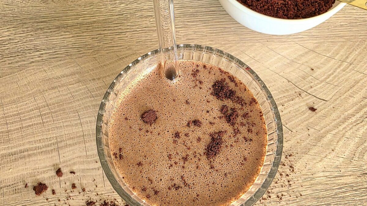 SCHOKO - PROTEIN - SMOOTHIE vegan und ohne raffinierten Zucker