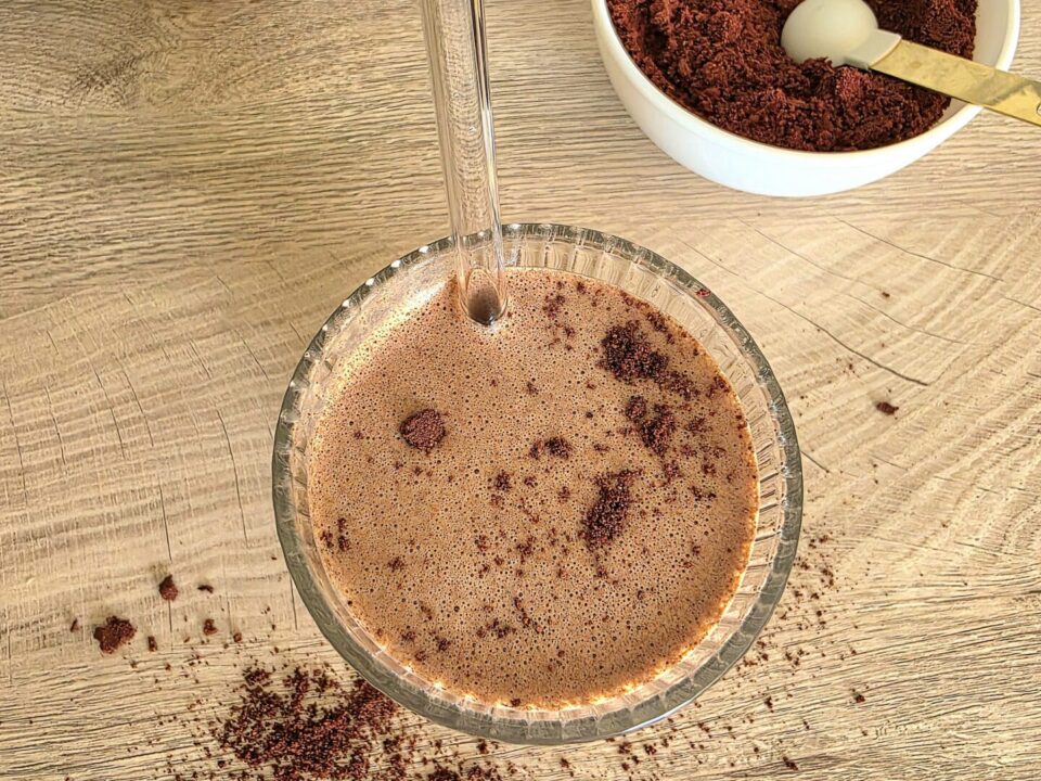 SCHOKO - PROTEIN - SMOOTHIE vegan und ohne raffinierten Zucker