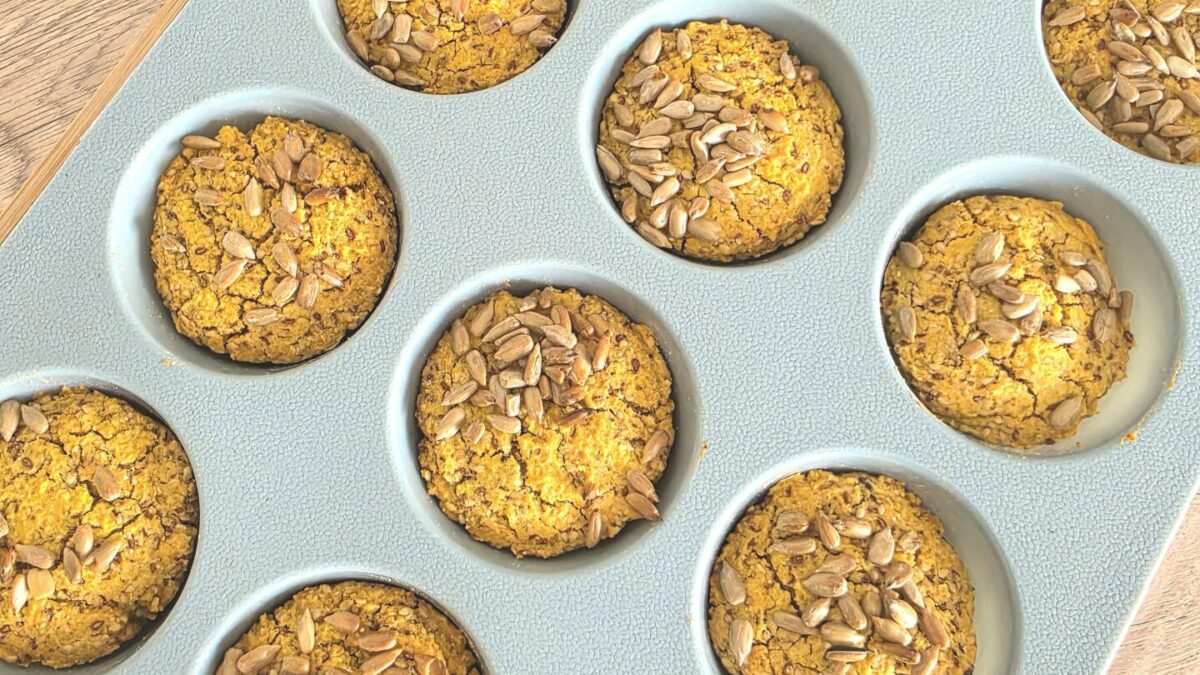 HERZHAFTE MUFFINS MIT KICHEREBSEN- UND MEISMEHL vegan und glutenfrei