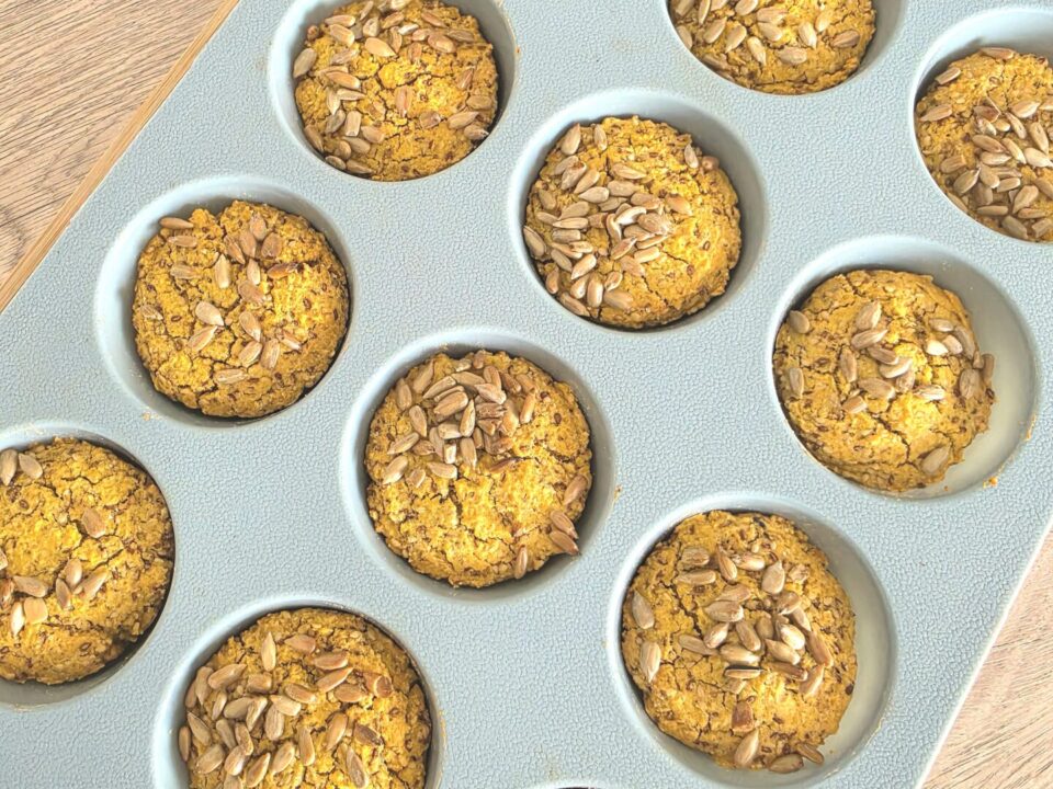 HERZHAFTE MUFFINS MIT KICHEREBSEN- UND MEISMEHL vegan und glutenfrei