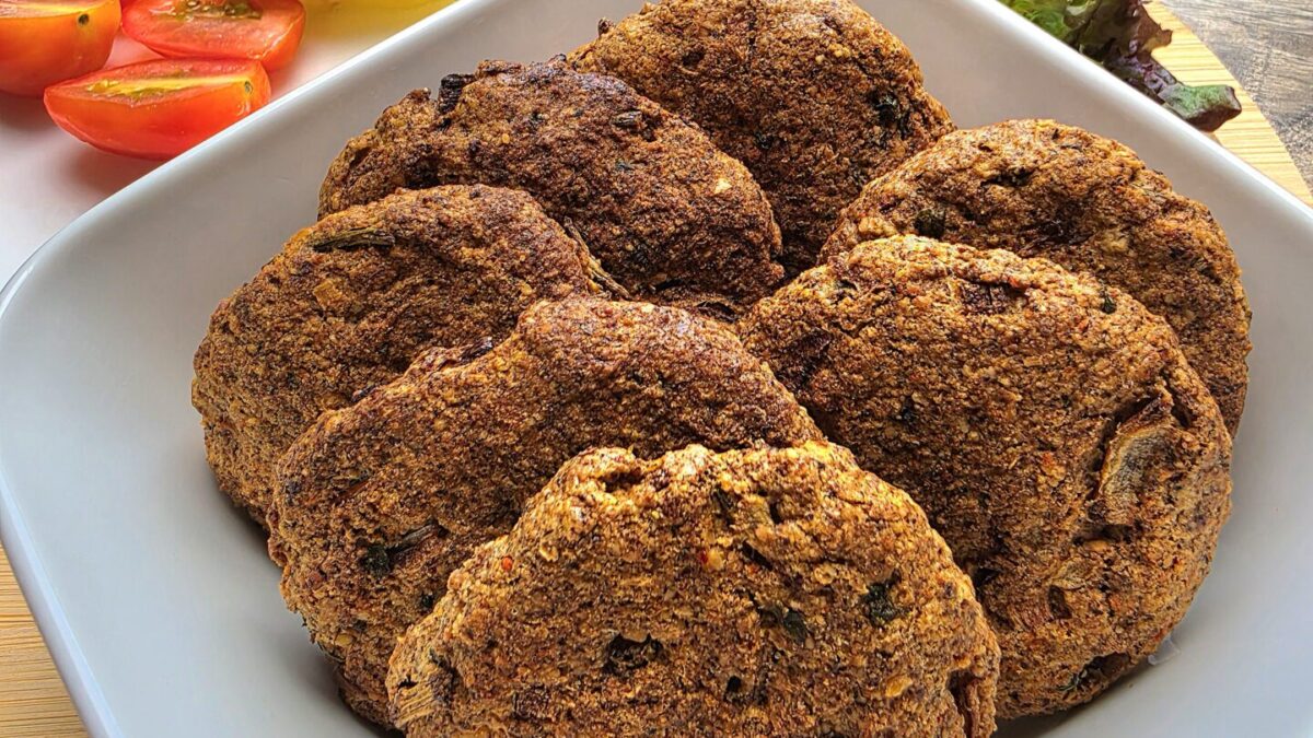 VEGANE SCHNITZEL AUS GEMAHLENEN WALNÜSSEN ganz ohne Frittieren