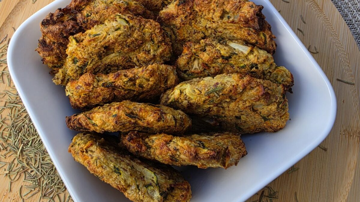 VEGANE ZUCCHINI - SCHNITZEL ganz ohne Frittieren