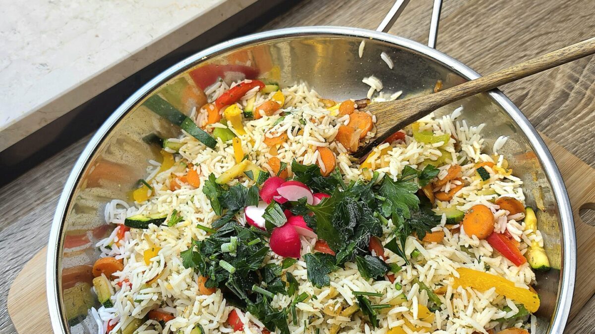 VEGANES RISOTTO MIT GEMÜSE